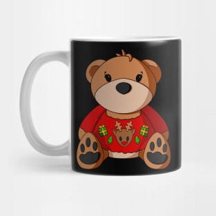 Ugly Christmas Sweater Teddy Bear Mug